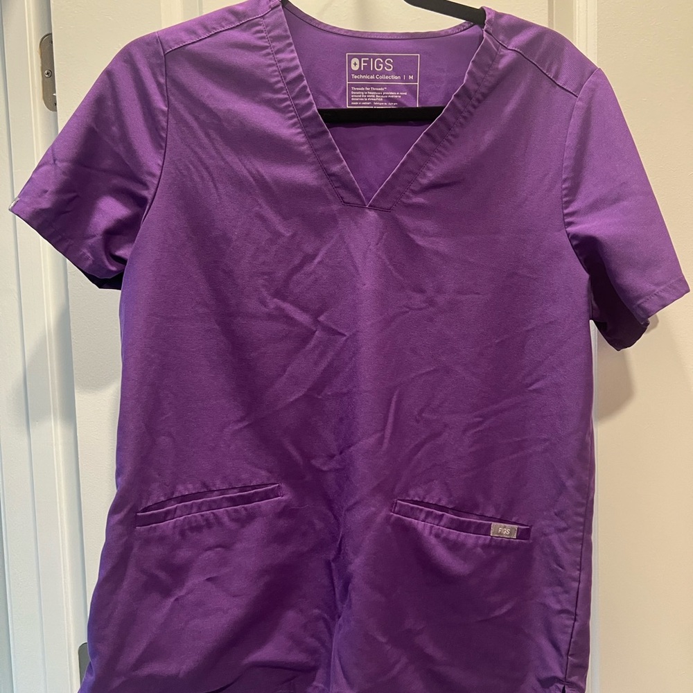 Figs Purple Scrub Set